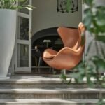 Egg Chair with Stool Replica by Arne Jacobsen for Fritz Hansen - Image 3