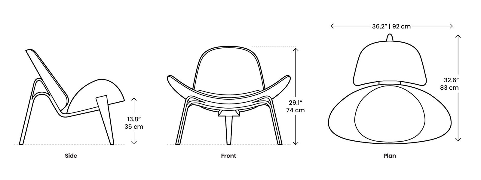 Dimensions CH07 Chair Desktop Dimensions CH07 Chair Desktop