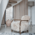 Yeti Sheepskin Armchair and Ottoman Replica by Timothy Oulton for RH - Image 13