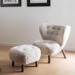 Little Petra Lounge Chair and Ottoman Replica by Viggo Boesen for &Tradition - Image 16