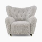 The Tired Man Lounge Chair and Ottoman Replica by Flemming Lassen for Audo Copenhagen