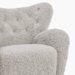 The Tired Man Lounge Chair and Ottoman Replica by Flemming Lassen for Audo Copenhagen - Image 4