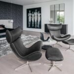 Imola Lounge Chair with Footstool Replica by Henrik Pedersen for BoConcept - Image 10