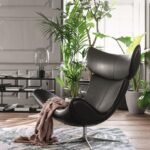 Imola Lounge Chair with Footstool Replica by Henrik Pedersen for BoConcept - Image 9